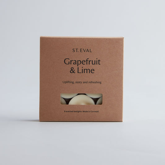 Grapefruit & Lime Scented Tealight Candles