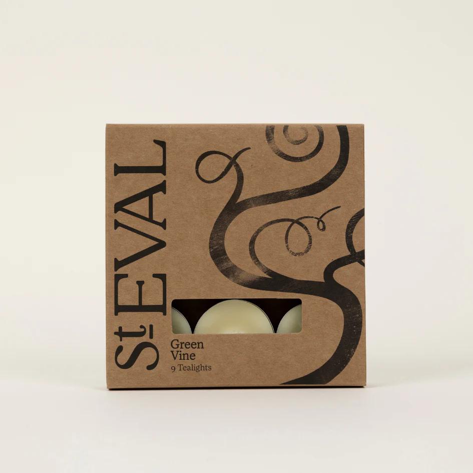 Green Vine Scented Tealight Candles by St Eval