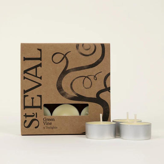 Green Vine Scented Tealight Candles by St Eval