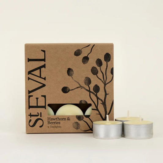 Hawthorn & Berries Scented Tealight Candles by St Eval