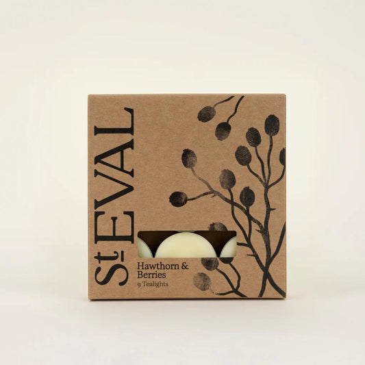 Hawthorn & Berries Scented Tealight Candles by St Eval