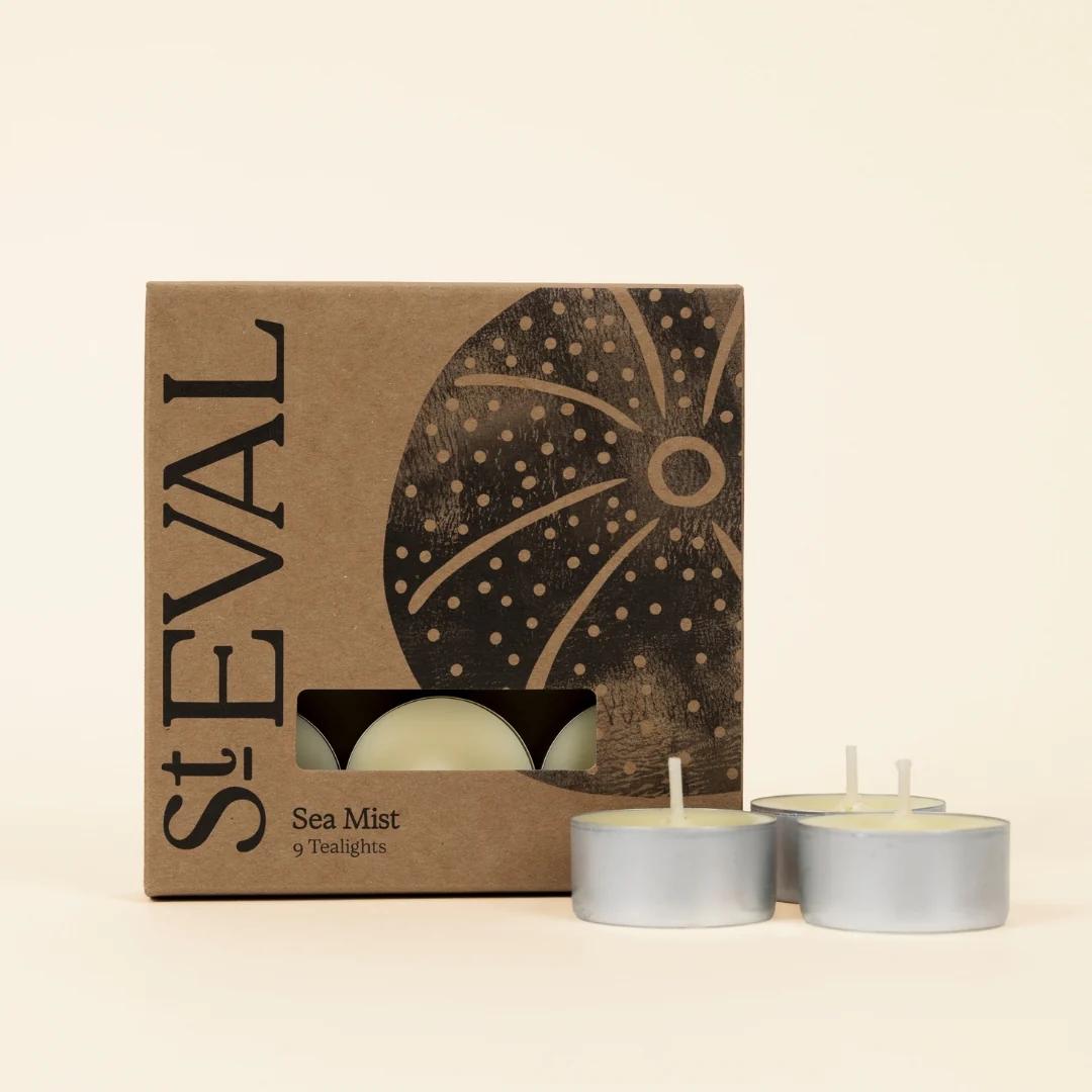 Sea Mist Scented Tealight Candles