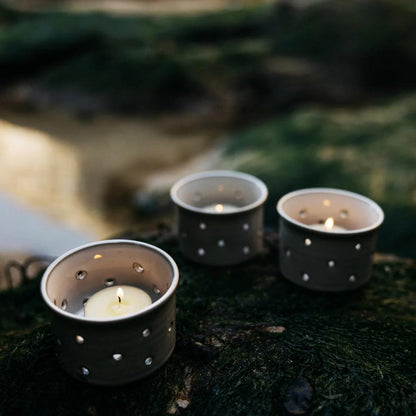 Sea Moss & Driftwood Tealight Candles