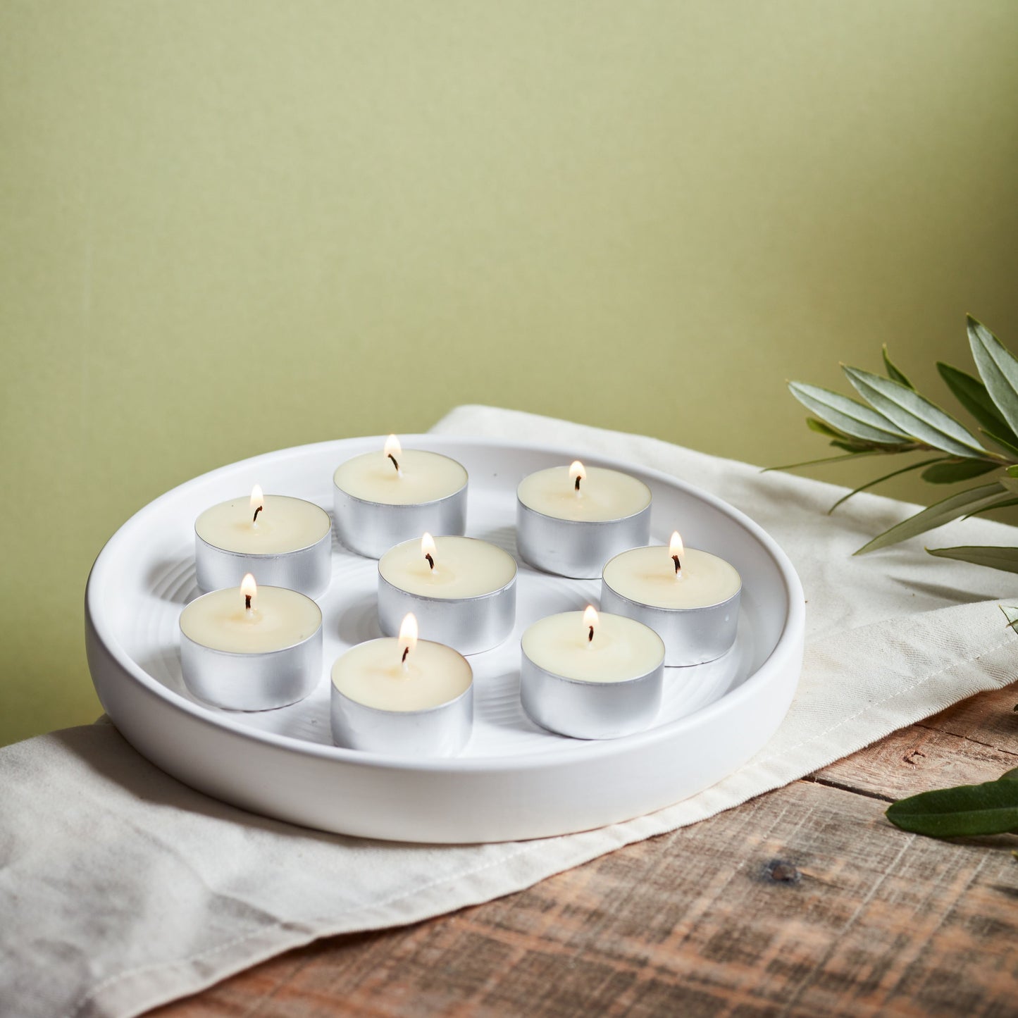 Orange Blossom Scented Tealight Candles