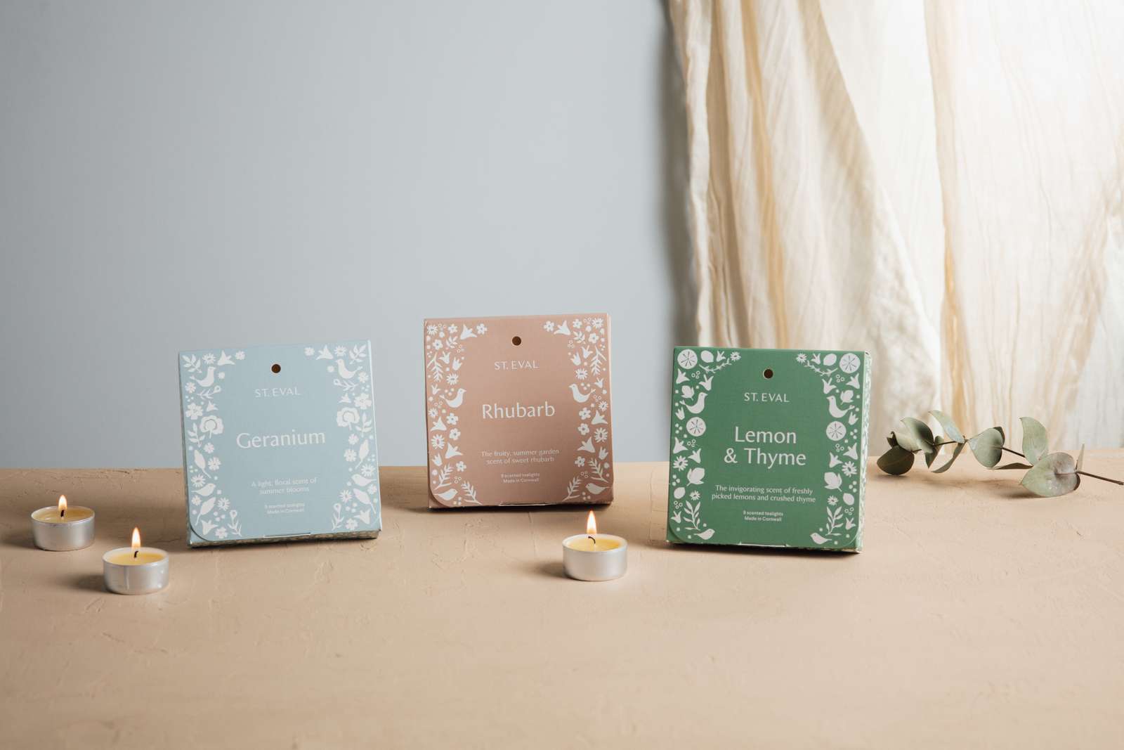 St Eval Geranium Scented Tealight Candles Home And Bay