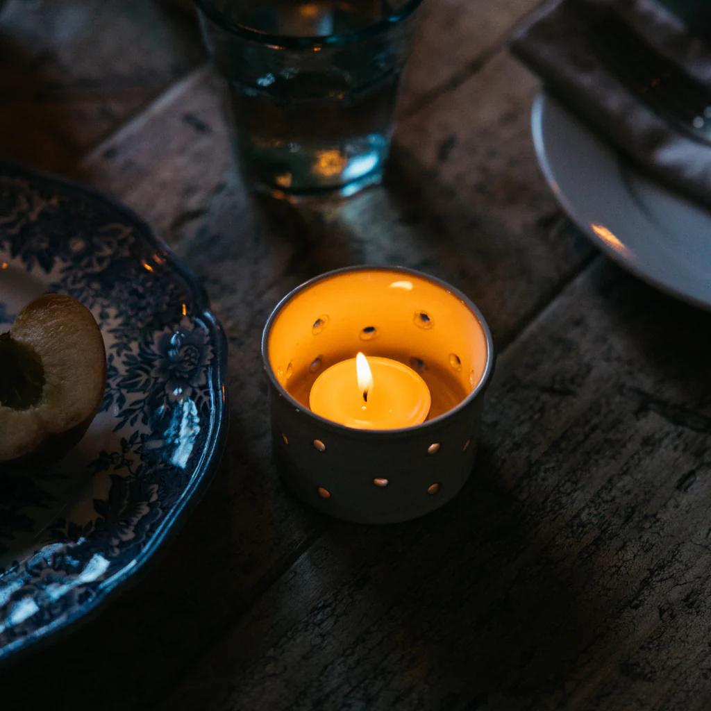 Wild Rhubarb Tealight Candles