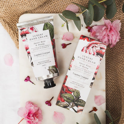 Sweet Rose & Peony Luxury Hand Cream, 75g