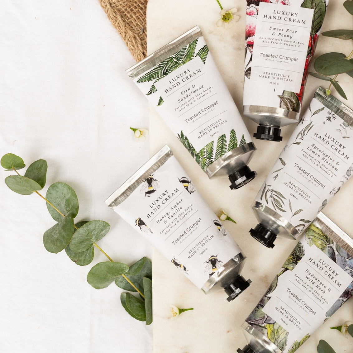 Sweet Rose & Peony Luxury Hand Cream, 75g