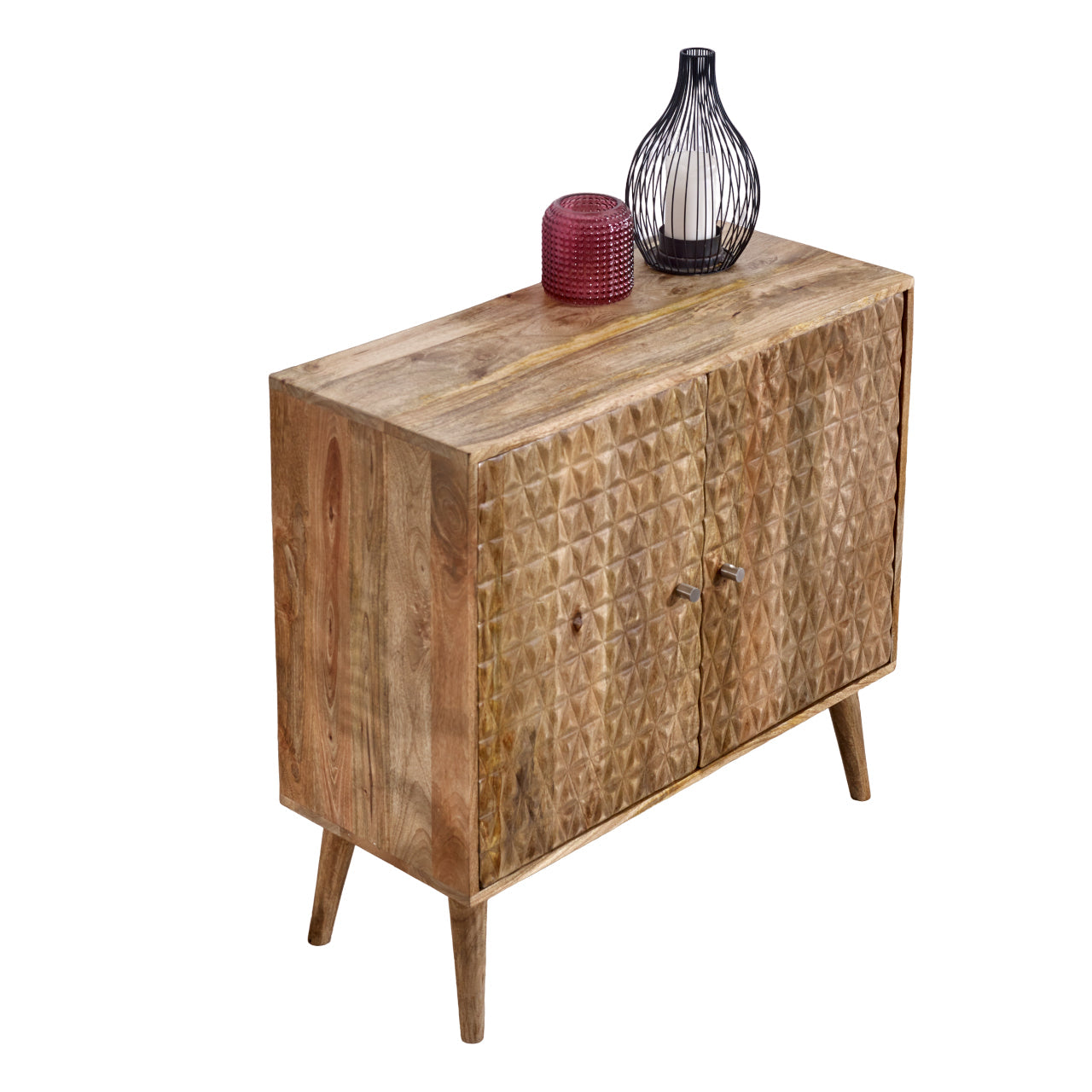 Marlow Light Mango Wood 2 Door Sideboard