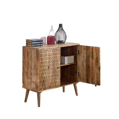 Marlow Light Mango Wood 2 Door Sideboard