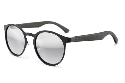 Luma Sunglasses - St Ives - Black/Silver