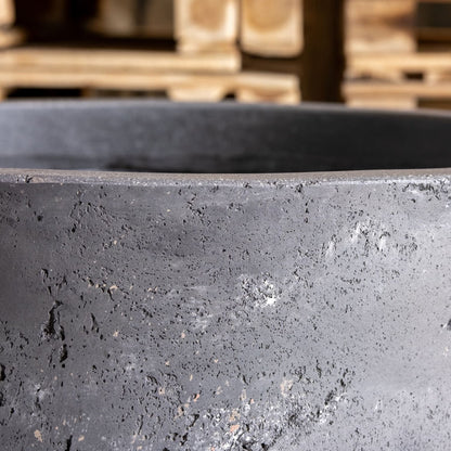Aurella | Onyx Dusk – 55cm Extra Large Concrete Cylinder Planter