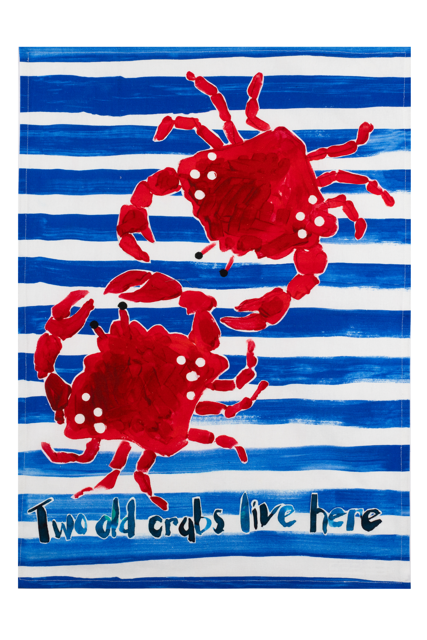Two Old Crabs Tea Towel