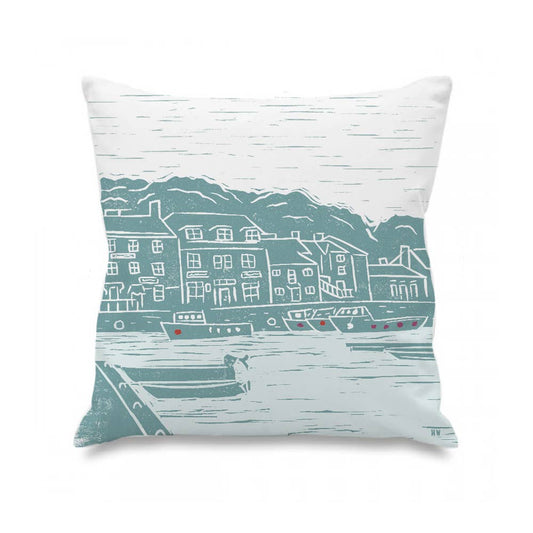 Padstow Lino Print Cushion