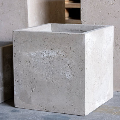 Cubrosa | Truffle – 70cm Large Square Concrete Planter