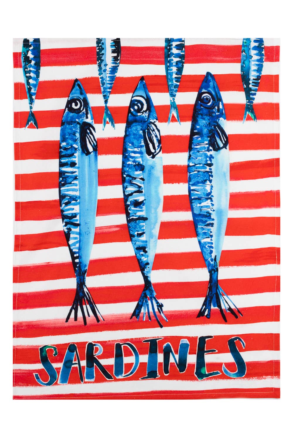 Sardines Tea Towel