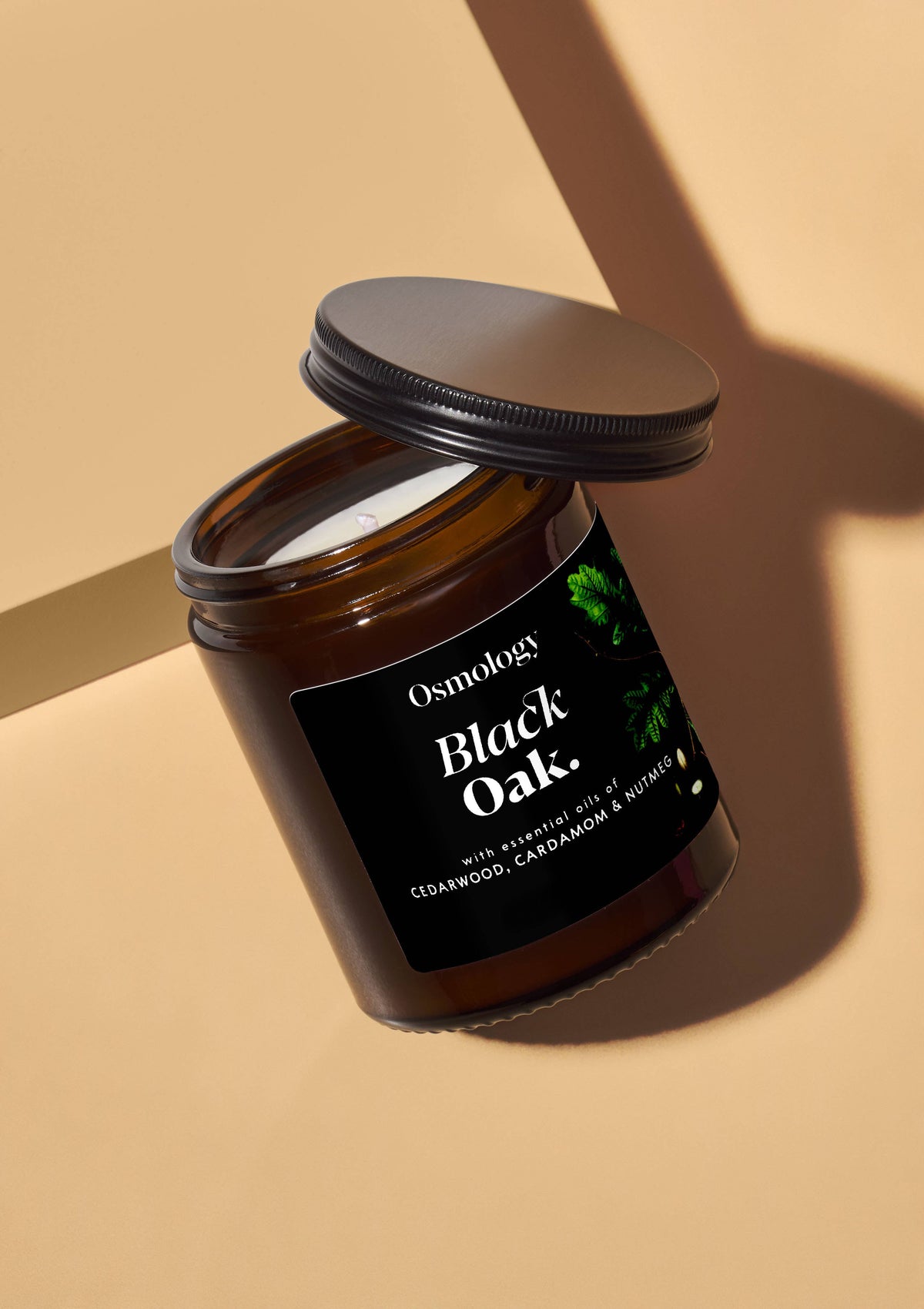 Black Oak Scented Small Jar Candle