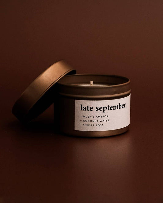 Late September - 90g Rose Gold Nook Tin