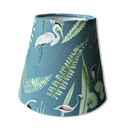 Flamingo Lampshade ~ Blue & Green Shade