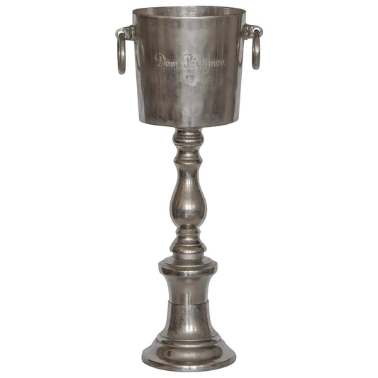 Dom Perignon ~ Solid Cast Engraved Champagne Large Standing Ice Bucket