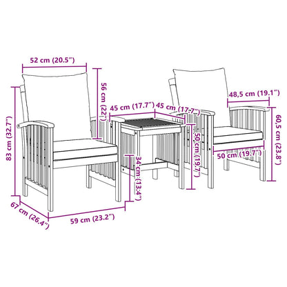 Kron Acacia Wood - 45cm