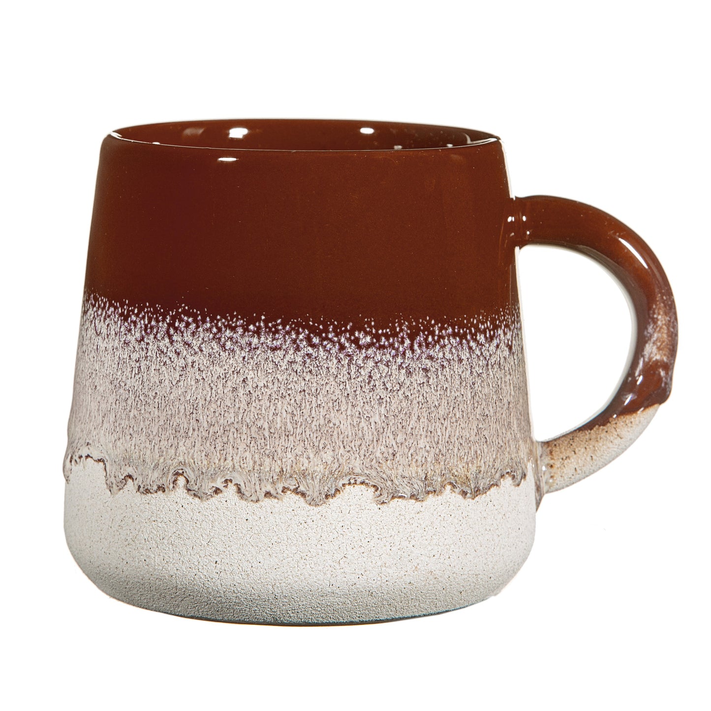 Chocolate Brown Mojave Glaze Mug