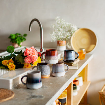 Chocolate Brown Mojave Glaze Mug