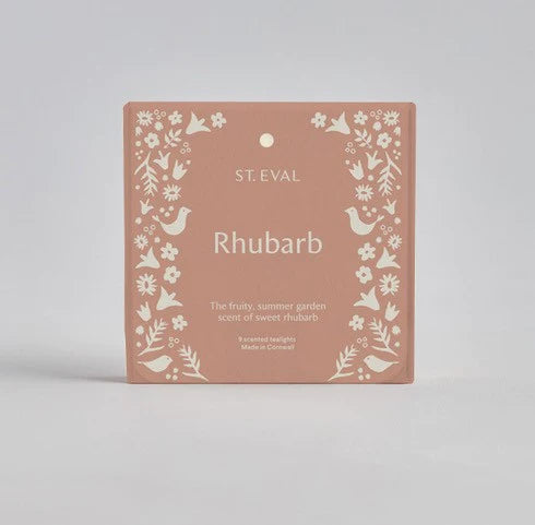 Rhubarb Scented Tea Light Candles