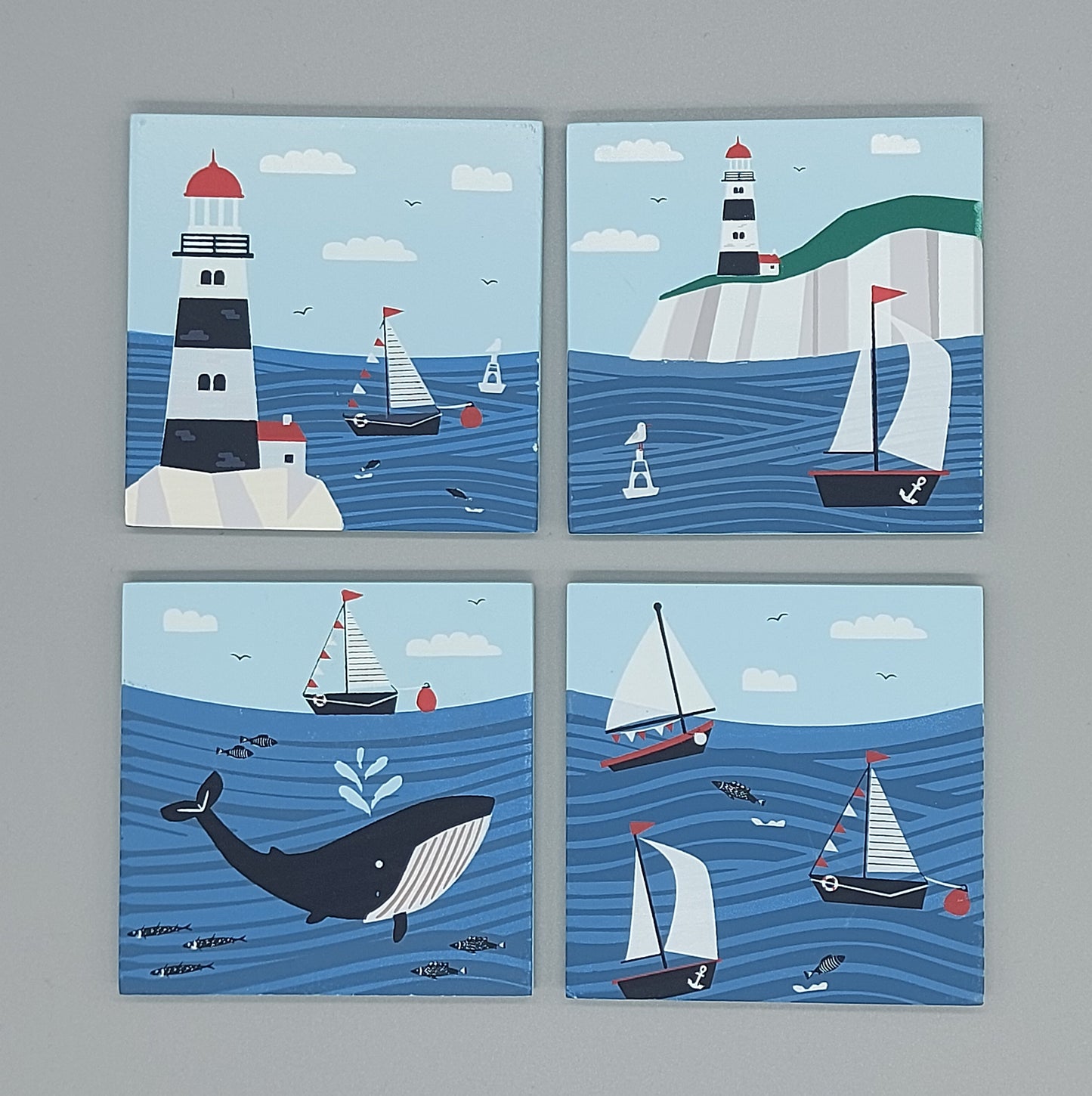 Coastal Coasters Set of 4 from Home and Bay