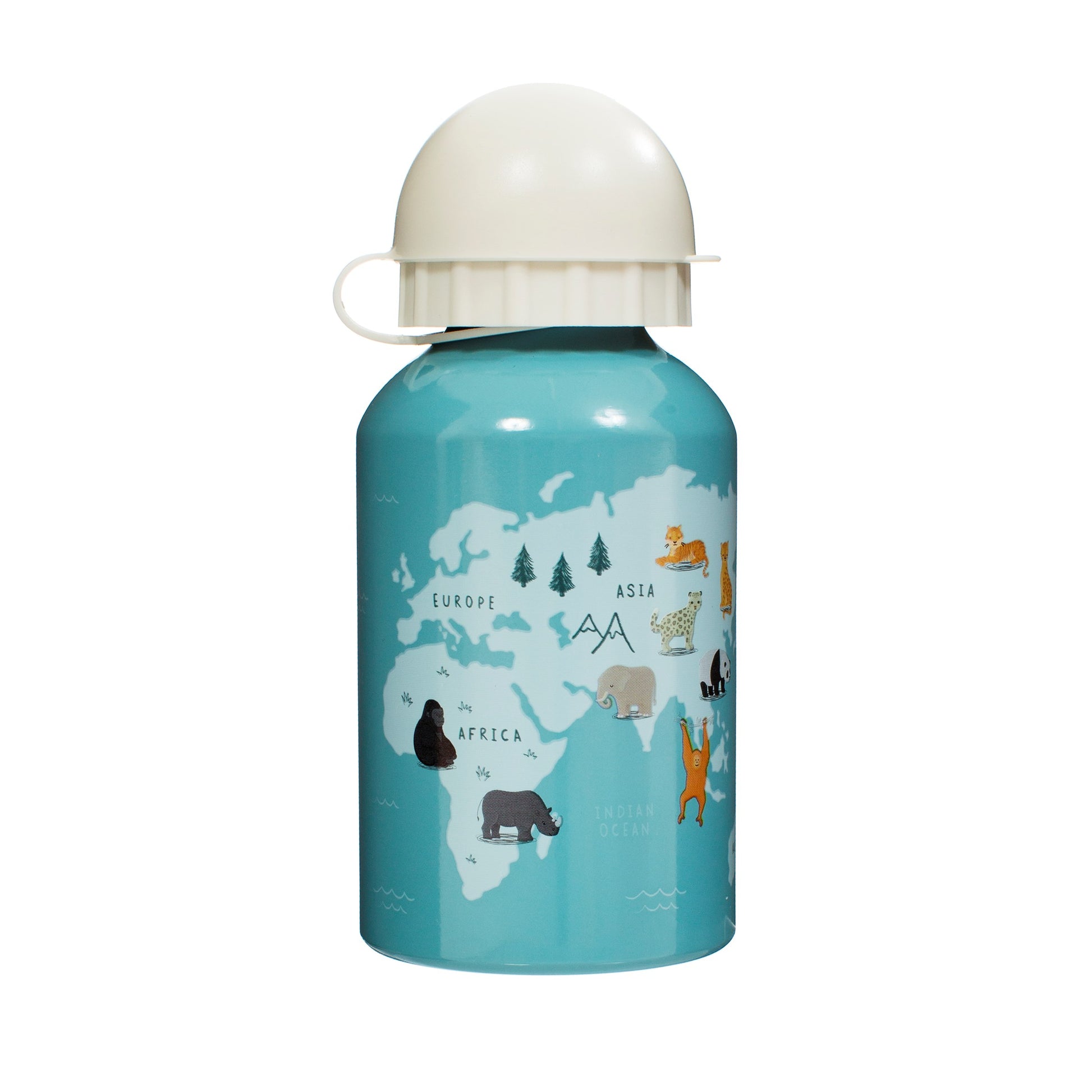 Sass and Belle Endangered Animals kid's Water Bottle at Home and Bay