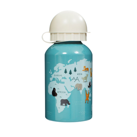Sass and Belle Endangered Animals kid's Water Bottle at Home and Bay