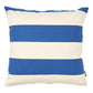 Blue Stripes Square Cushion