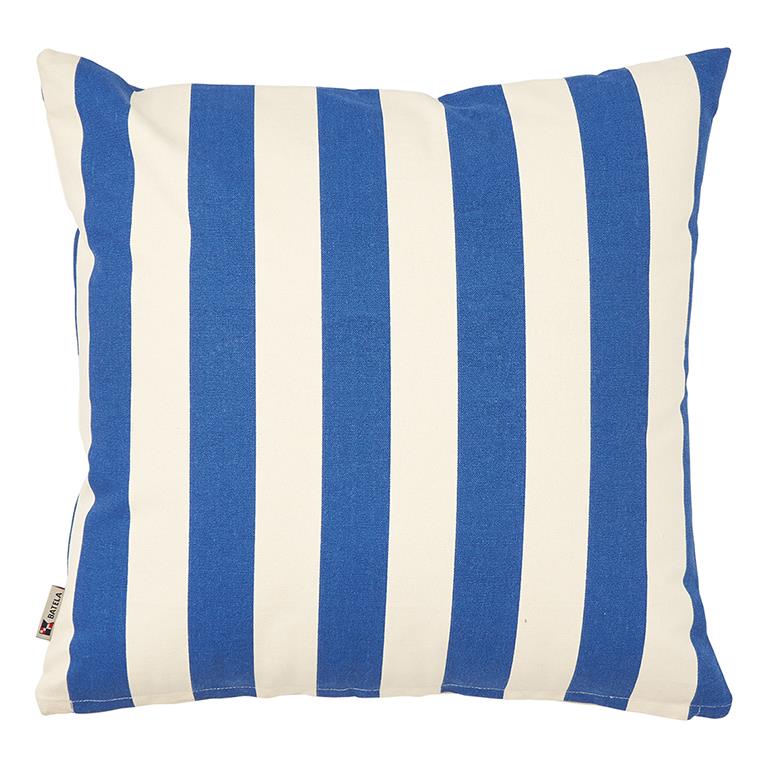 Blue Stripes Square Cushion