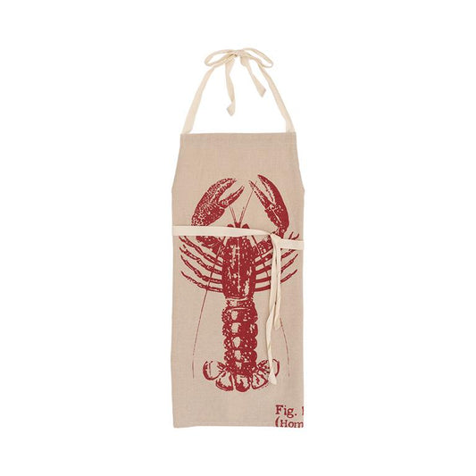 Red Lobster print design apron