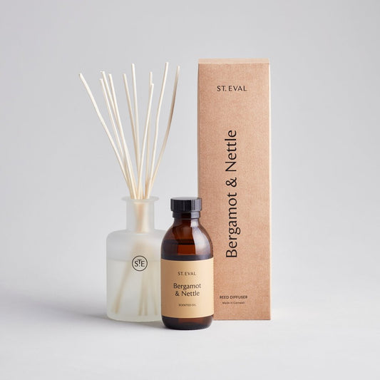 St Eval Bergamot & Nettle Reed Diffuser from Home and Bay