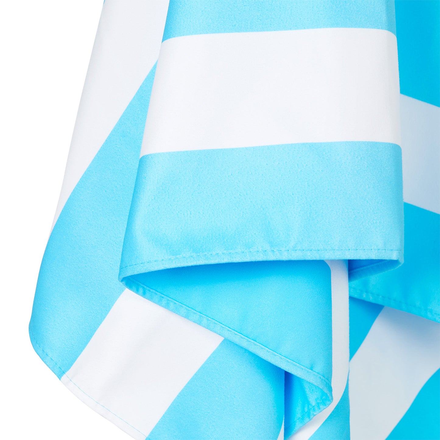 Large Quick Dry Beach Towel - Tulum Blue from Home and Bay close up