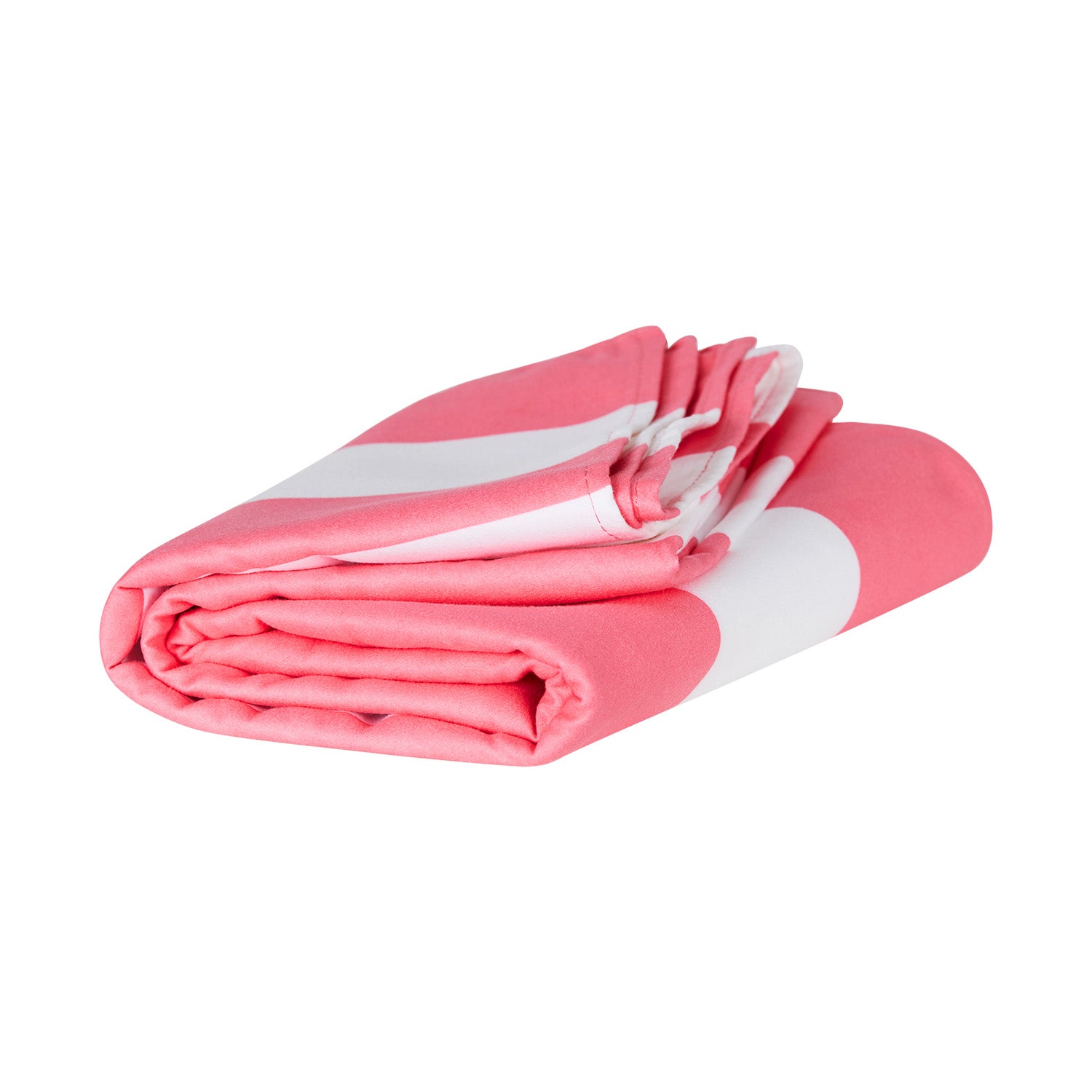 Large Quick Dry Beach Towel - Kuta Pink from Home and Bay folded
