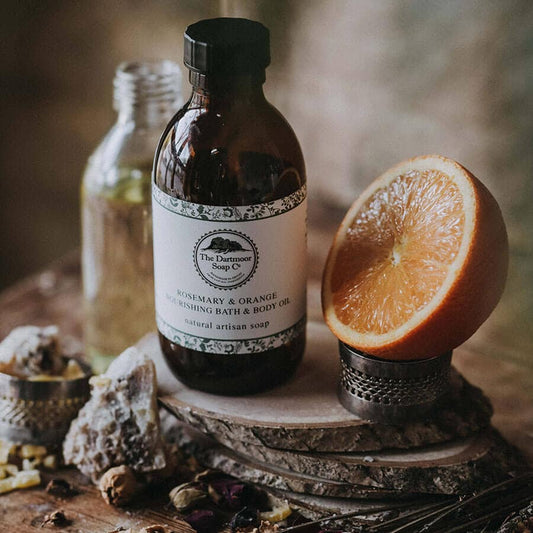 The Dartmoor Soap Co Bath & Body Oil – Rosemary & Orange