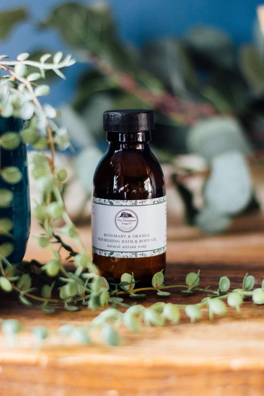The Dartmoor Soap Co Bath & Body Oil – Wild Rose & Geranium
