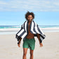 Extra Large Kamari Charcoal Beach Towel by Dock & Bay