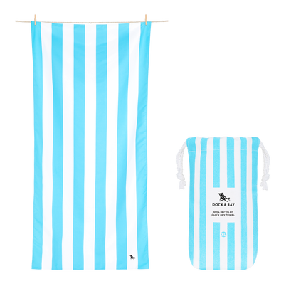 XL Dock & Bay Tulum Blue Beach Towel