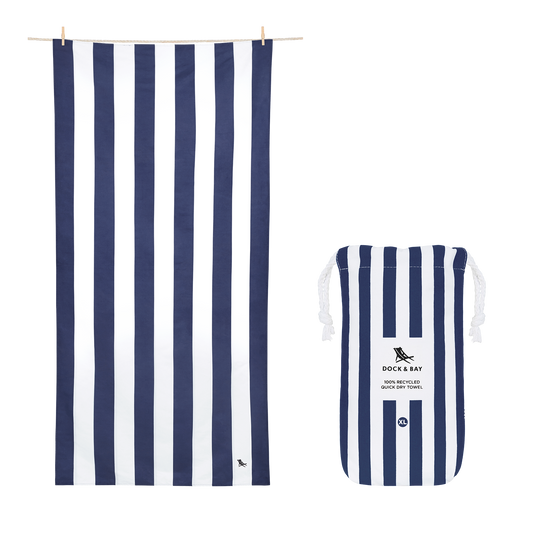 Dock & Bay XL Whitsunday Blue Beach Towel