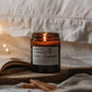 Apple & Cinnamon Wooden Wick Candle by Earth Candle Co