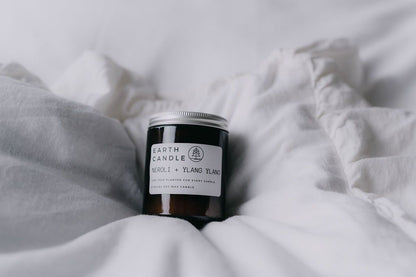 Earth Candle Co Neroli & Ylang Ylang Wooden Wick Candle