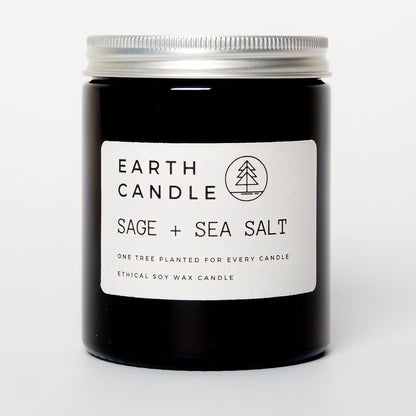 Sage & Sea Salt Glass Jar Candle
