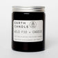Wild Fig & Cassis Glass Jar Candle by Earth Candle Co