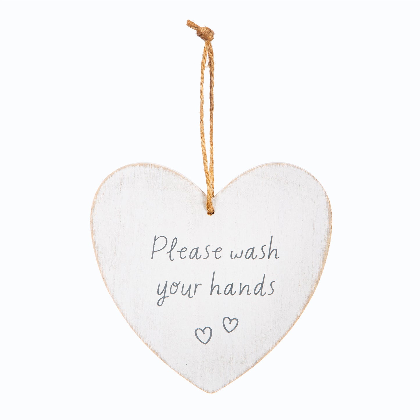 Sass and Belle bathroom hanging heart decor