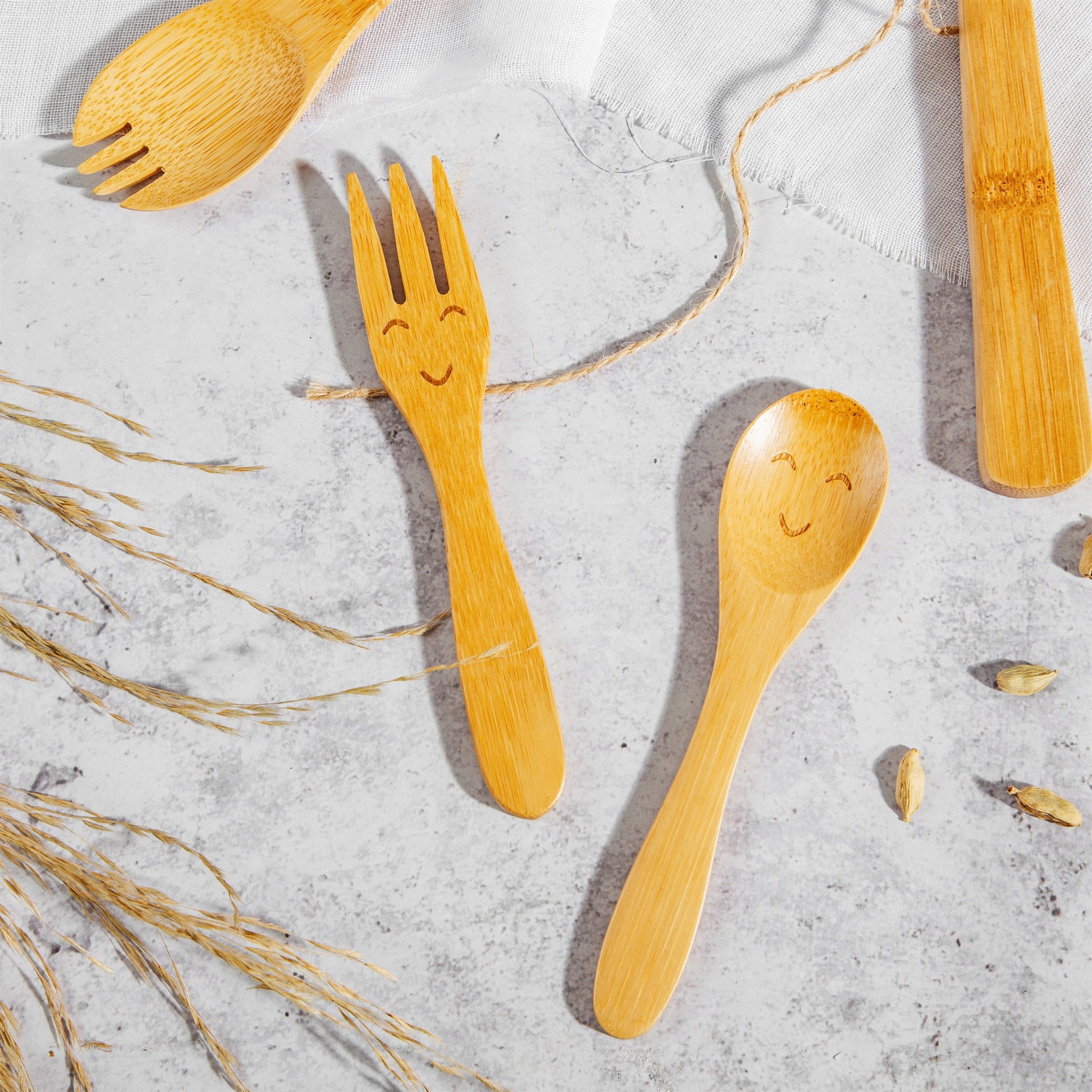Kids Bamboo Cutlery - Set of 2 from Home and Bay