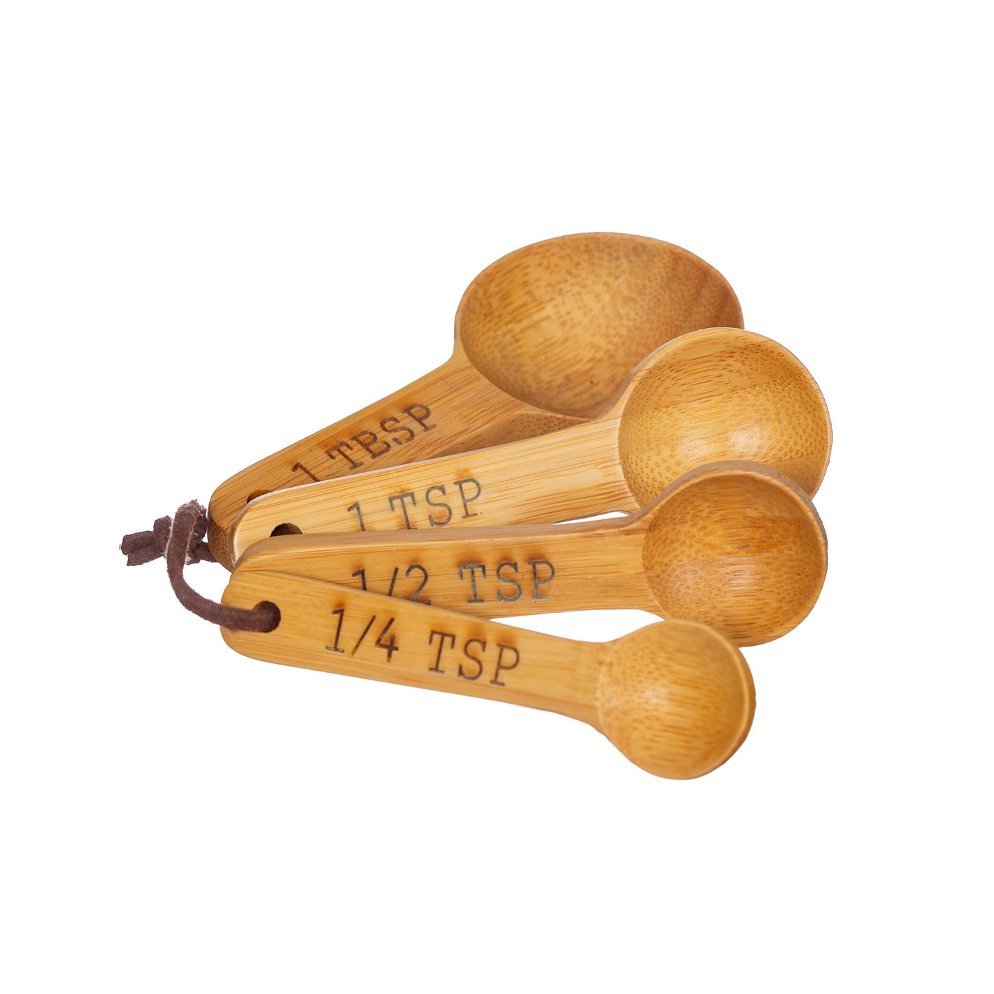 Bamboo Measuring Spoons - Set of 4 by Sass and Belle