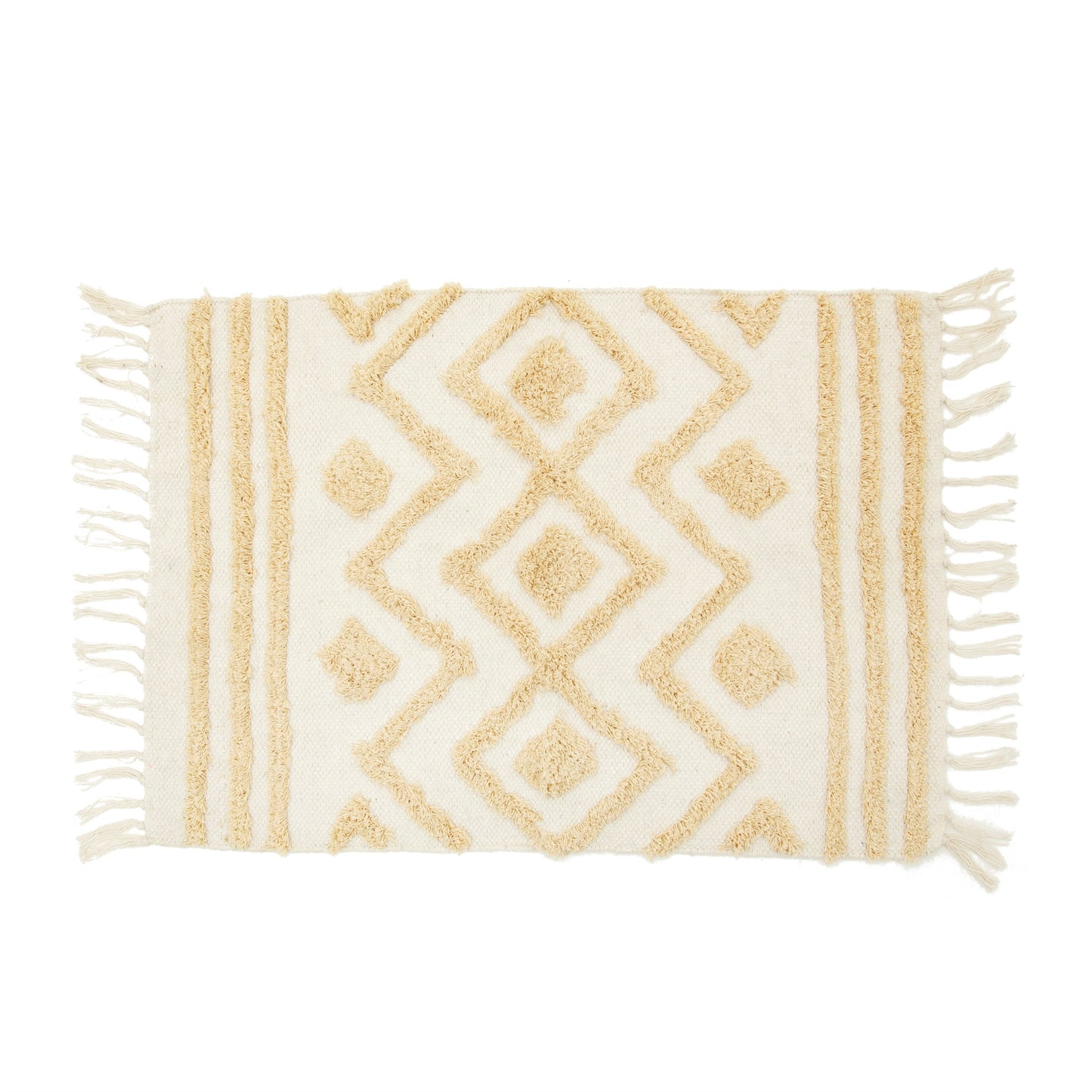 Sass and Belle Blanca Tufted Zigzag Rug from Home and Bay
